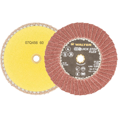 DISQ BLENDER QS 4-1/2 GR60, 4-1/2" x Type 29, Grain 60, Oxyde d'aluminium Waymarc Industries Inc