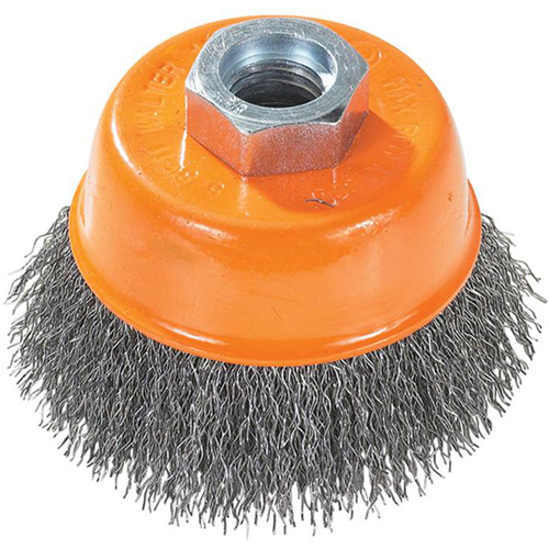 Crimped Wire Cup Brush with Ring Waymarc Industries Inc