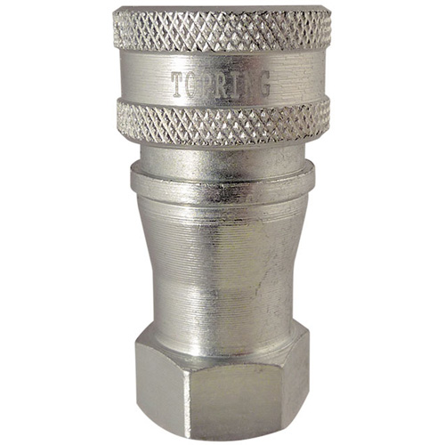 Hydraulic Quick Coupler - Steel Manual Coupler, Brass/Stainless Steel Waymarc Industries Inc