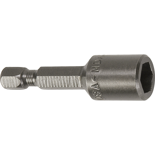 Nutsetter For Metric Sheet Metal Screws, 7 mm Tip, 1/4" Drive, 44.5 mm L, Magnetic Waymarc Industries Inc