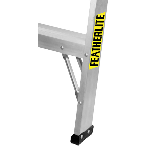 Industrial-Duty Sawhorse, 2' H x 31.9375" W x 23.50" D, 300 lbs. Capacity, Aluminum Waymarc Industries Inc