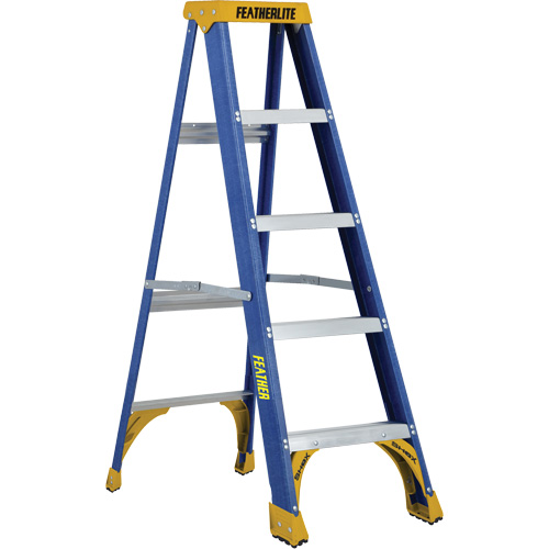 Industrial Duty Stepladders (6300 Series), 5', Fibreglass, 250 lbs. Capacity, Type 1 Waymarc Industries Inc