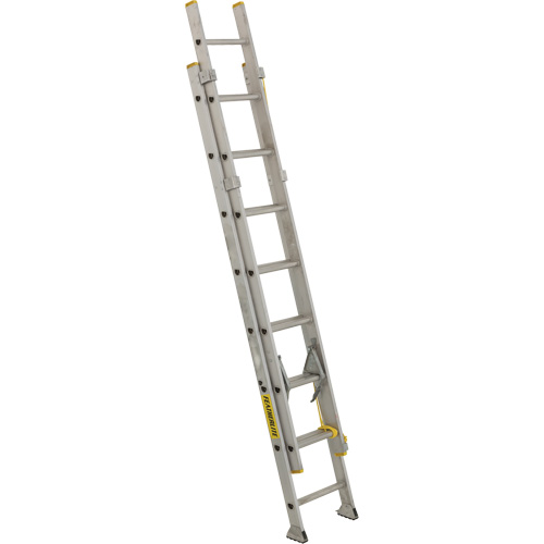 Industrial Heavy-Duty Extension Ladders, 300 lbs. Cap., 13' H, Grade 1A Waymarc Industries Inc