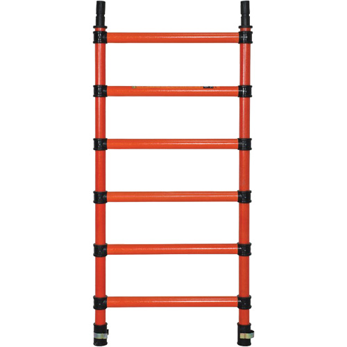 Composants pour &eacute;chafaudages la tour en fibre de verre, Montant d'extr&eacute;mit&eacute;, 27" la x 60" h Waymarc Industries Inc