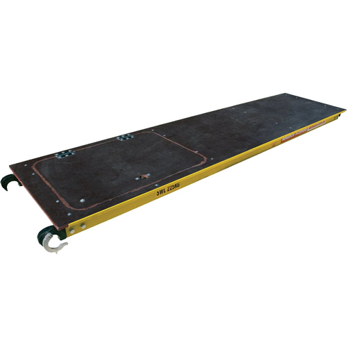 Composants pour &eacute;chafaudages la tour en fibre de verre, Fibre de verre, 8' lo x 94-1/2" la Waymarc Industries Inc