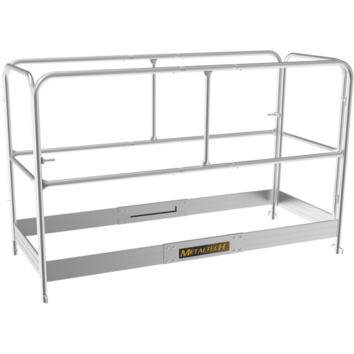 Mobile Work Scaffolding - Maxi Square Aluminum Scaffolding Accessories, Guard Rail, 30" W x 41-1/2" H Waymarc Industries Inc