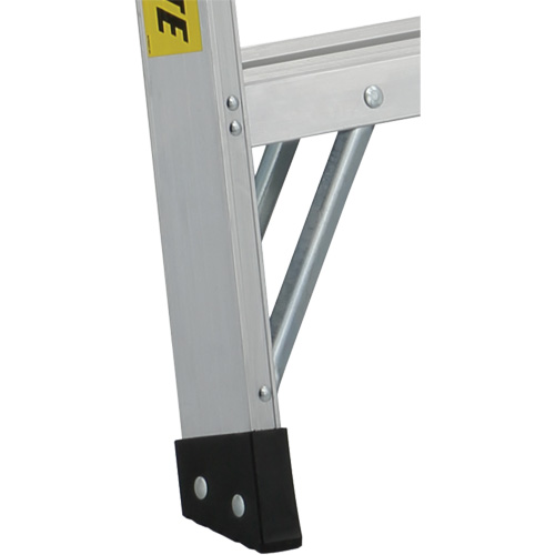 3400 Series Industrial Extra Heavy-Duty Step Ladder, 4', Aluminum, 300 lbs. Capacity, Type 1A Waymarc Industries Inc