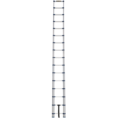 Telescopic Ladder, 3' - 15.5', Aluminum, 250 lbs. Capacity, Type 1 Waymarc Industries Inc