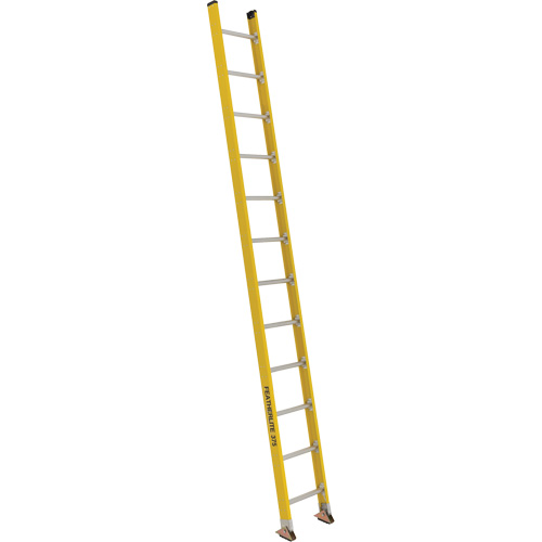 Industrial Extra Heavy-Duty Straight Ladders (5600 Series), 12', Fibreglass, 375 lbs., CSA Grade 1AA Waymarc Industries Inc