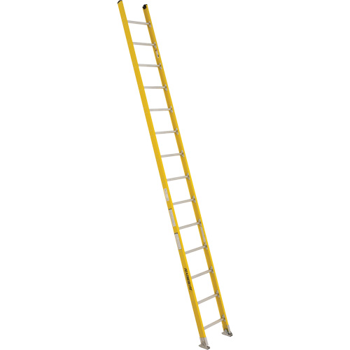 Industrial Extra Heavy-Duty Straight Ladders (5600 Series), 14', Fibreglass, 375 lbs., CSA Grade 1AA Waymarc Industries Inc