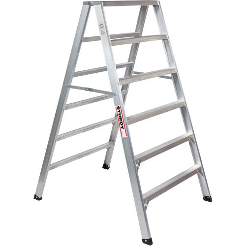 Saw Horse, 6' H x 30" W x 300 lbs. Capacity, Aluminum Waymarc Industries Inc