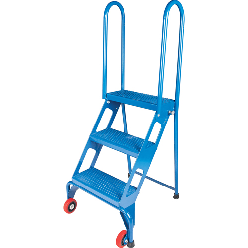 &eacute;chelle pliante portative, 3 marches, Perfor&eacute;, Hauteur 30" Waymarc Industries Inc