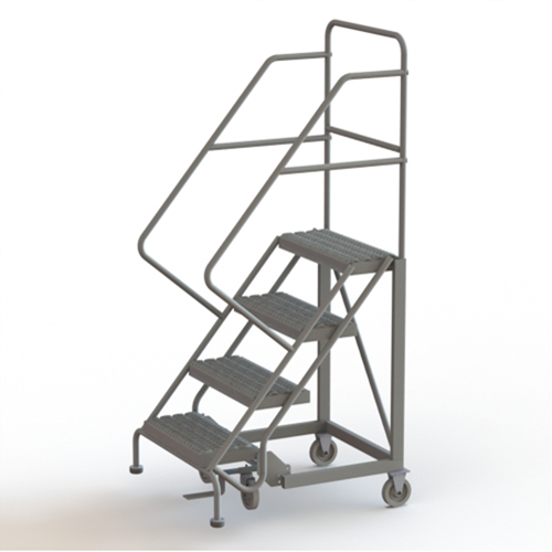 &eacute;chelles en angle de s&eacute;curit&eacute;, 4 marches, Stri&eacute;, Inclinaison 50°, Hauteur 40" Waymarc Industries Inc