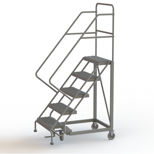 &eacute;chelles en angle de s&eacute;curit&eacute;, 5 marches, Stri&eacute;, Inclinaison 50°, Hauteur 50" Waymarc Industries Inc