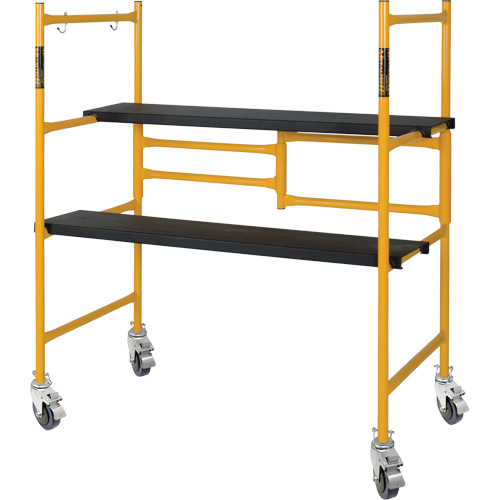 Jobsite Series 4' Basic Mini Scaffold Kit, Steel Frame, 41" D x 45-3/4" H Waymarc Industries Inc