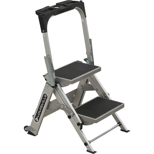 &eacute;chelle escabeau avec roues pivotantes, 2 marches, 23" x 21" x Hauteur 34,50" Waymarc Industries Inc