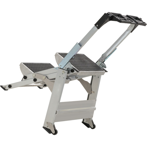 &eacute;chelle escabeau avec roues pivotantes, 2 marches, 23" x 21" x Hauteur 34,50" Waymarc Industries Inc