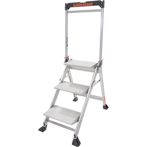 Jumbo Step Ladder, 2.2', Aluminum, 375 lbs. Capacity, Type 1AA Waymarc Industries Inc