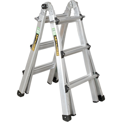 Telescoping Multi-Position Ladder, 2.916' - 9.75', Aluminum, 300 lbs., CSA Grade 1A Waymarc Industries Inc