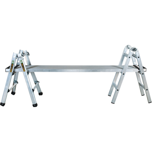 Telescoping Multi-Position Ladder, 2.916' - 9.75', Aluminum, 300 lbs., CSA Grade 1A Waymarc Industries Inc