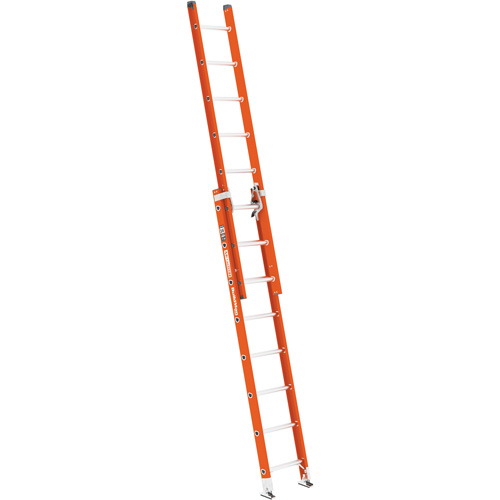 BuildMan&reg; Extension Ladder, 300 lbs. Cap., 16' H, Grade 1A Waymarc Industries Inc