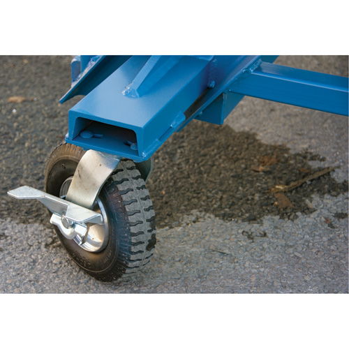 Snow Ladder, Steel, 10 Steps, 99" H, 85-1/2" D, 48" Step, Serrated Waymarc Industries Inc