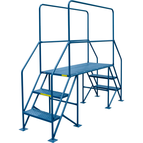 Crossover Ladder, 35-1/2" Overall Span, 31-1/2" H x 22" D, 22" Step Width Waymarc Industries Inc