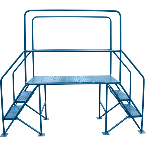 Crossover Ladder, 35-1/2" Overall Span, 31-1/2" H x 22" D, 22" Step Width Waymarc Industries Inc