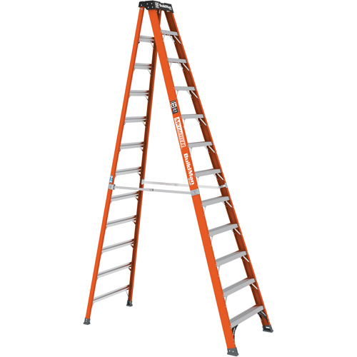 Step Ladder, 12', Fibreglass, 375 lbs. Capacity, Type 1AA Waymarc Industries Inc