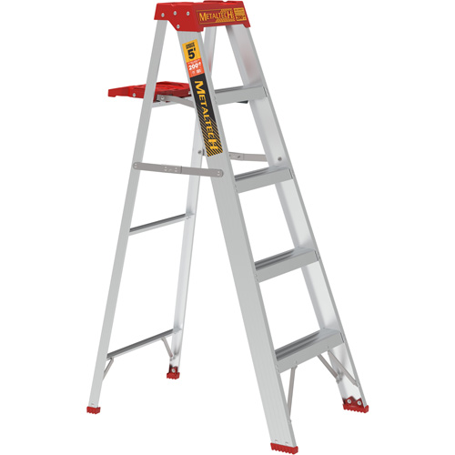 Step Ladder with Paint Tray, 5', Aluminum, 200 lbs. Capacity, Type 3 Waymarc Industries Inc