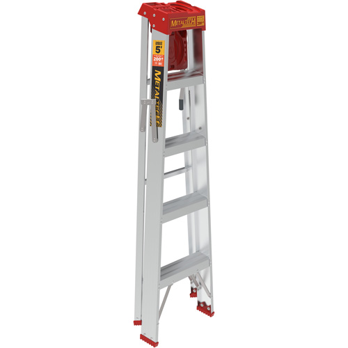 Step Ladder with Paint Tray, 5', Aluminum, 200 lbs. Capacity, Type 3 Waymarc Industries Inc