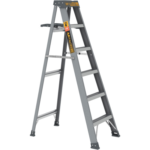 Step Ladder with Paint Tray, 6', Fibreglass, 225 lbs. Capacity, Type 2 Waymarc Industries Inc