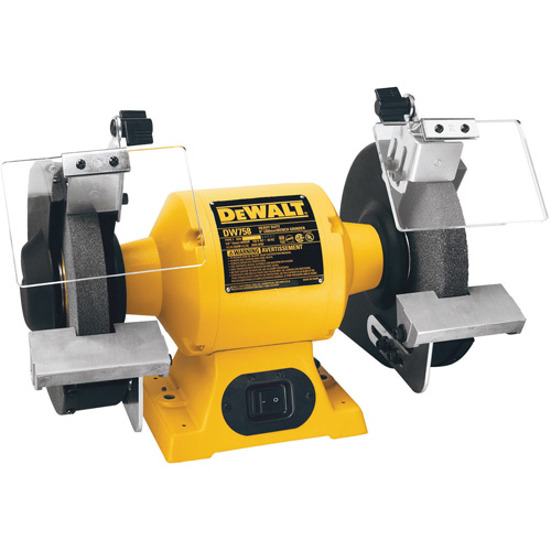 Heavy-Duty Bench Grinder, 8" Wheel Diameter, 3/4 HP, 3600 RPM Waymarc Industries Inc