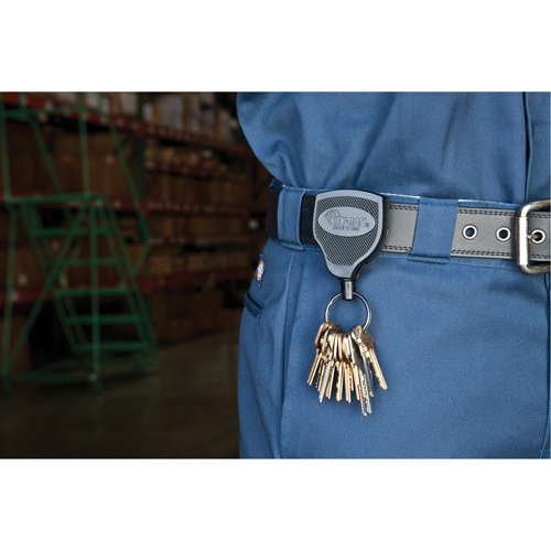 Super48 Key Chains, Polycarbonate, 48" Cable, Belt Clip Attachment Waymarc Industries Inc