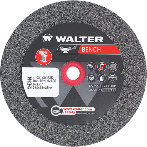 Bench Grinding Wheels, 6" x 1", 1" Arbor, 1 Waymarc Industries Inc