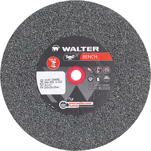Bench Grinding Wheels, 8" x 1", 1" Arbor, 1 Waymarc Industries Inc