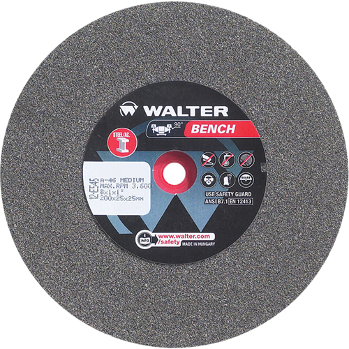 Bench Grinding Wheels, 8" x 1", 1" Arbor, 1 Waymarc Industries Inc