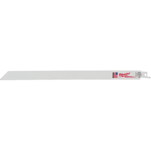 Lame de scie alternative Sawzall, Bim&eacute;tal, 10/14 Dents par pouce, 12" lo Waymarc Industries Inc