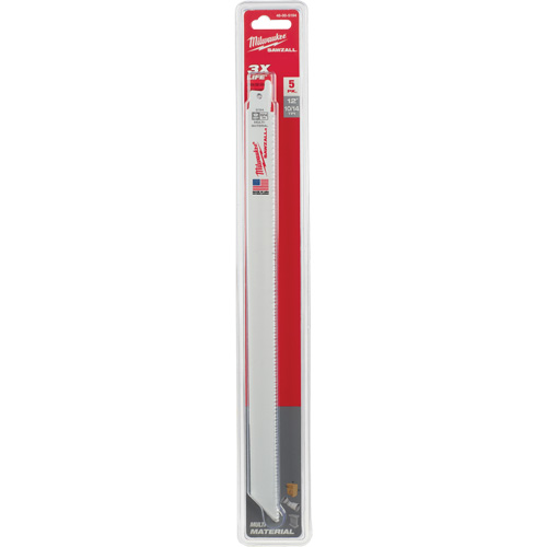Lame de scie alternative Sawzall, Bim&eacute;tal, 10/14 Dents par pouce, 12" lo Waymarc Industries Inc
