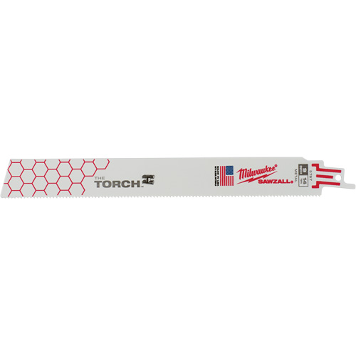 The Torch Sawzall&reg; Blades, Bi-Metal, 14 TPI, 9" L x 1" W Waymarc Industries Inc