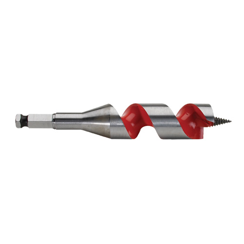Ship Auger Drill Bit, 1-1/8" Diameter, 3" Flute, 7/16" Hex Shank Waymarc Industries Inc