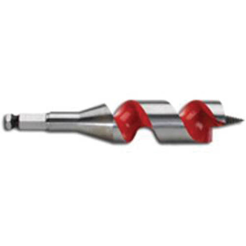 Ship Auger Drill Bit, 1-1/4 Diameter, 3" Flute, 7/16" Hex Shank Waymarc Industries Inc