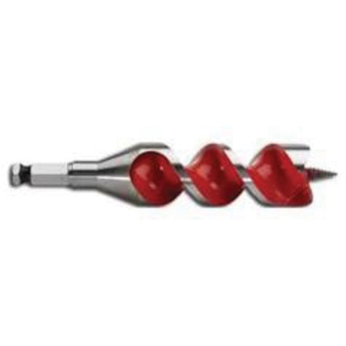 Ship Auger Drill Bit, 1-1/2" Diameter, 4" Flute, 7/16" Hex Shank Waymarc Industries Inc