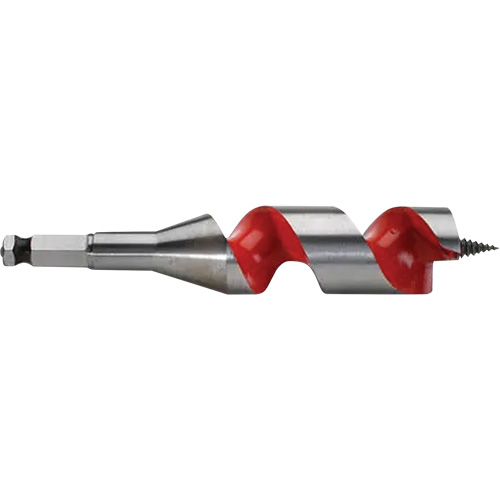 Ship Auger Bit, 1-1/2" Diameter, 3" Flute, 7/16" Hex Shank Waymarc Industries Inc