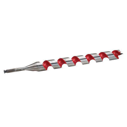 Longue m&egrave;che h&eacute;licoidale pour perceuse, Diam&egrave;tre de 1-1/2", Cannelure 15", Tige 7/16" hexagonal Waymarc Industries Inc