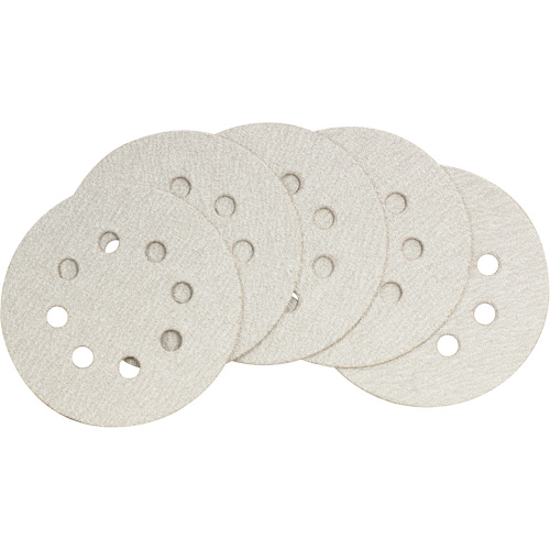 Papier abrasif pour ponceuse orbitale al&eacute;atoire – paquet de 50, dia 5", Grain 60 Waymarc Industries Inc