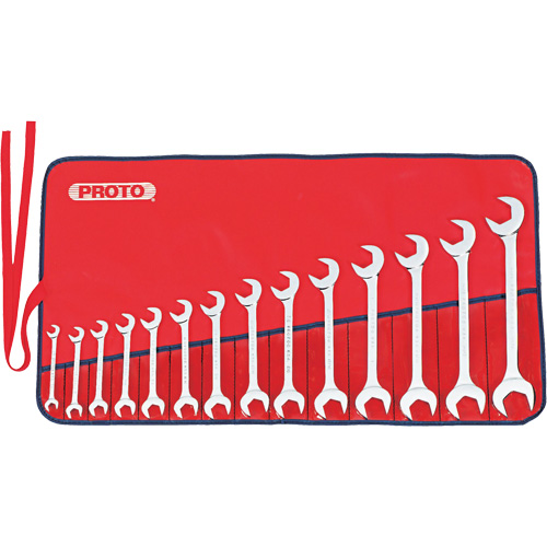 Full Polish Angle Wrench Set, Open-Ended, 14 Pieces, Imperial Waymarc Industries Inc