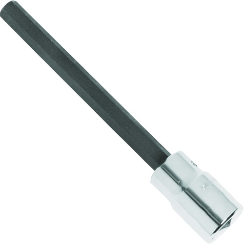 Extra-Long Bit Socket, Hex, 1/4" x 4-5/8" L, 1/2" Square Drive Drive Waymarc Industries Inc