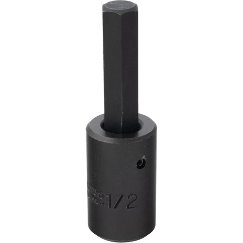 Embout &agrave; ins&eacute;rer, Hexagonale, 1/2" x 3-5/8" lo, Prise 1/2" Waymarc Industries Inc