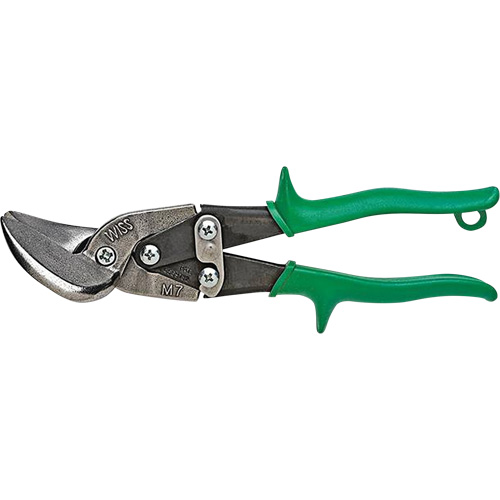 Metalmaster&reg; Offset Snips, 1-1/4" Cut Length, Straight/Right Cut Waymarc Industries Inc